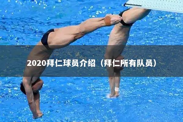 2020拜仁球员介绍（拜仁所有队员）